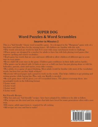 Super Dog Word Puzzles and Word Scrambles: Learning Games for Kids