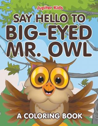 Say Hello to Big-Eyed Mr. Owl (A Coloring Book)