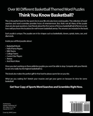 Sports Word Searches and Scrambles - Basketball