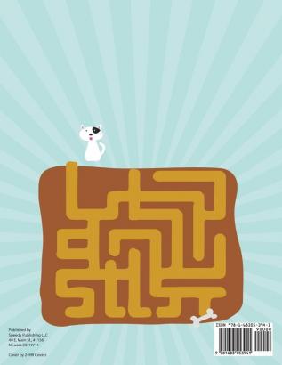 Easy Animal Mazes For Preschoolers: Pre K Activity Book