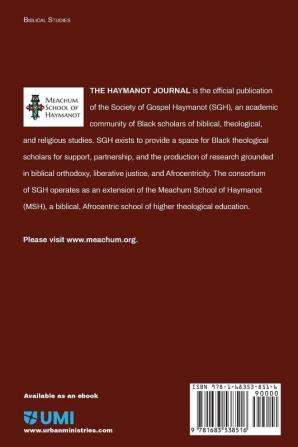 Haymanot Journal Volume 1 2021