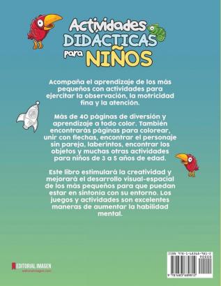 Actividades Didácticas para Niños: Juegos y Actividades para niños de entre 3 a 5 años de edad