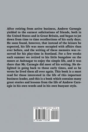 The Autobiography of Andrew Carnegie