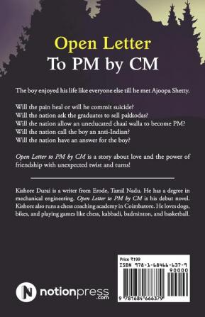 Open Letter To PM by CM