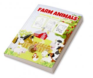 Farm Animals Coloring Book for Kids : Wonderful Farm Animal Book for Boys Girls and Kids. Perfect Farm Animal Gifts for Toddlers and Children