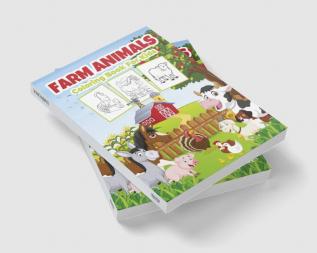 Farm Animals Coloring Book for Kids : Wonderful Farm Animal Book for Boys Girls and Kids. Perfect Farm Animal Gifts for Toddlers and Children