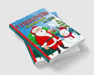 Christmas Coloring Book For Kids : Big Christmas Coloring Book For Kids Ages 4-8 | Beautiful Christmas Coloring Pages Including Santa Christmas Trees Reindeer Rudolf Snowman Ornaments | Great G...