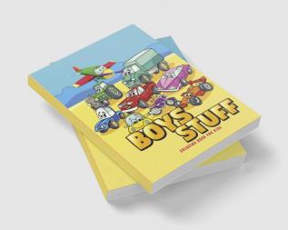 BOYS STUFF : Coloring Book for Boys Ι Cute Cars Trucks Planes and Vehicles Coloring Book for Boys Aged 4-10