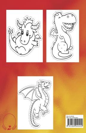 Dragon Scissor Skills for Kids : Cute Mythical Creatures Designs for Boys Girls Toddlers Kindergarten Preschoolers