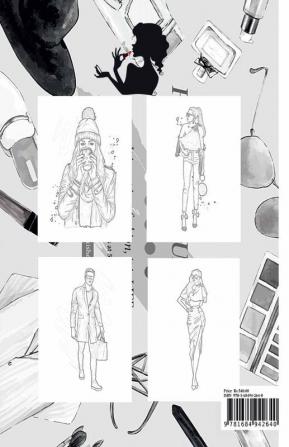 Amazing Fashion Coloring Book For Girls : Cute fashion coloring book for girls and teens amazing  pages with  fun designs style and adorable  outfits.