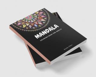 Mandala coloring book for adults : Simple mandalas design | Mindful meditation | Stress and Anxiety relieving