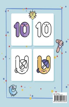 Let's Learn Together ABC and Numbers : Coloring Book for Kids and Toddlers | Fun with Letters Numbers Shapes and Colors