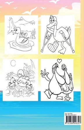 Ducks Coloring Book For Kids : 30 Fun Designs For Boys And Girls - Perfect For Young Children Preschool Elementary Toddlers