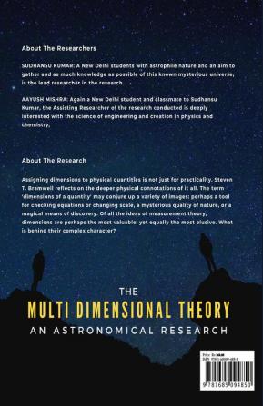 THE MULTI-DIMENSIONAL THEORY : AN ASTRONOMICAL RESEARCH