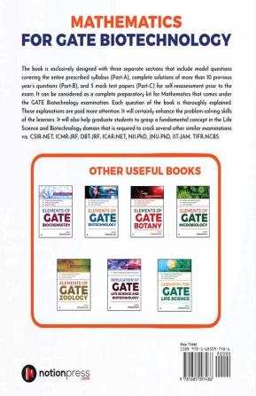 Mathematics for GATE Biotechnology