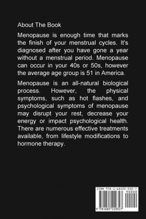 Menopause Diet Plan: Instructional manual on the causes symptoms treatments prevention of premenopause (Natural hormone balance)