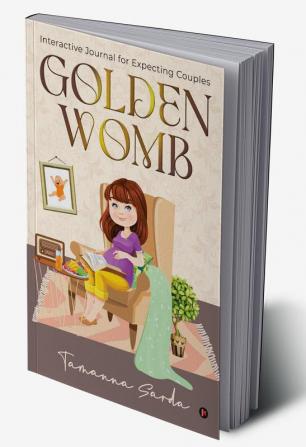 Golden Womb (B/W) Interactive Journal for Expecting Couples