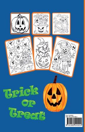 Happy Halloween Coloring Book For Kids : Fun Children Coloring Book for Halloween | Collection of Fun Original &amp; Unique Halloween Coloring Pages: Cute Spooky &amp; Scary Things Such as Jack-o...