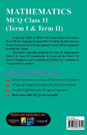 MATHEMATICS MCQS FOR CLASS 11