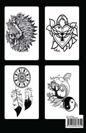 Tattoo Coloring Book : Beautiful Modern Tattoo Illustrations Ultimate Tattoo Coloring Book Adult Tattoo Coloring Book