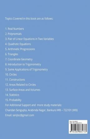 My Maths Companion: Selected Topics from the High School Stream of Mathematics