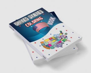 United States Coloring Book : Dover History Coloring Book Educational Geography Workbook 50 States Activity Book USA Coloring Book