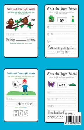 Sight Words Workbook : Learn to Write and Read Kindergarten Sight Words Sight Word Activities