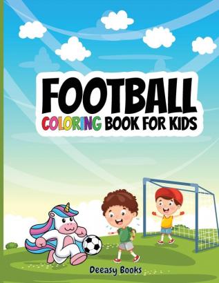 Football Coloring Book For Kids