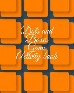 Dots and boxes game activity book