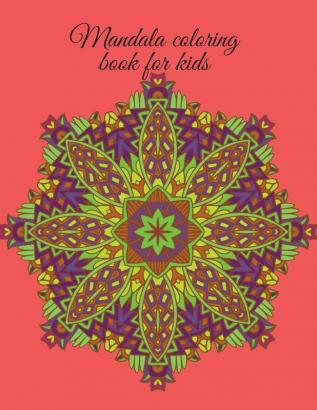 Mandala coloring book for kids