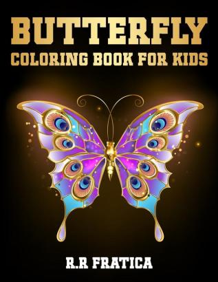 Butterfly coloring book for kids