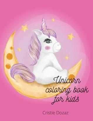 Unicorn coloring book for kids