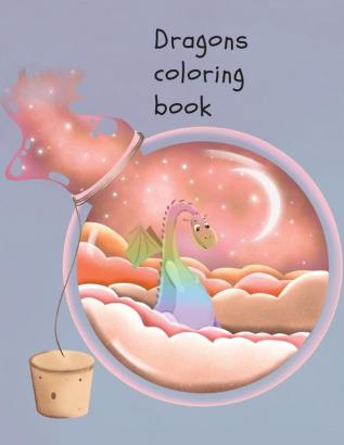 Dragons coloring book