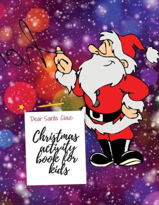 Christmas activity book for kids