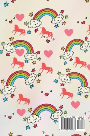 Unicorn gratitude journal for kids