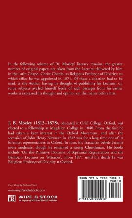 Lectures and Other Theological Papers