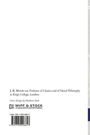 The Epistle of St. James: The Greek Text with Introduction Notes Comments and Further Studies in the Epistle of St. James