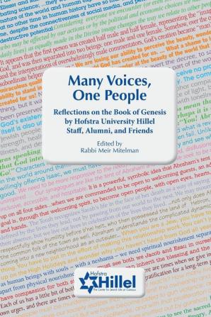 Many Voices One People: Reflections on the Book of Genesis by Hofstra University Hillel Staff Alumni and Friends