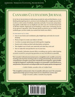 Cannabis Cultivation Journal: A Complete Step by Step Guide for Order Efficiency and Success