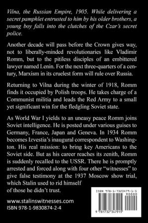 Stalin's Witnesses: A novel of the Great Terror and the Moscow Show Trials