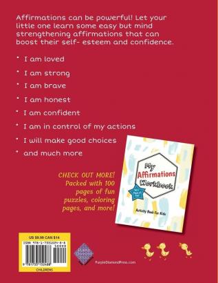 Trace The Affirmations: Positive Declarations for Kids