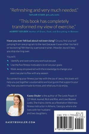 Move for Joy: An Intuitive Training Approach to Pursue God in Fitness and Find Happiness