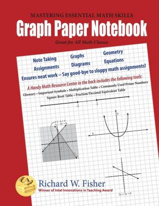 Graph Paper Notebook: Great for All Math Classes