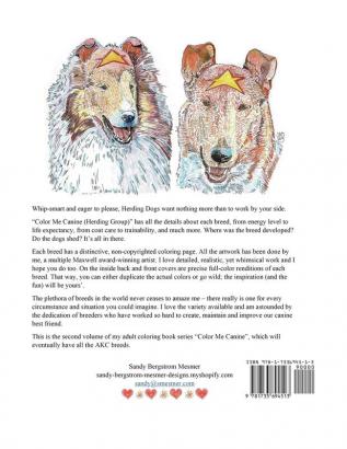 Color Me Canine (Herding Group): A Coloring Book for Dog Owners of All Ages: 2