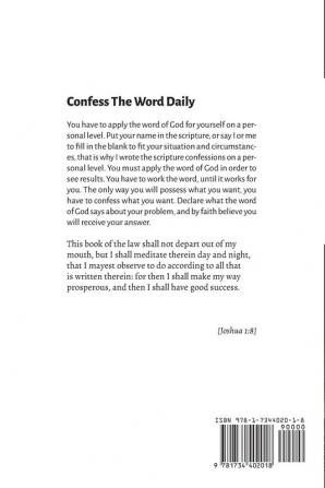 Declare The Word Of God Faith Confessions For Daily Living