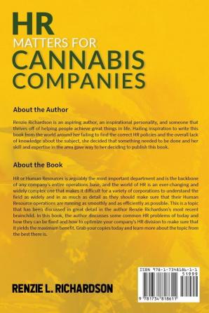 HR Matters for Cannabis Companies