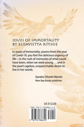 Issues of Immortality: Poems by Elisavietta Ritchie