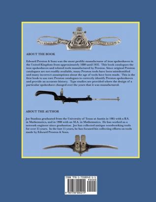 Iron Spokeshaves and Related Tools Manufactured by Edward Preston & Sons