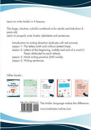 Arabic Writing Workbook