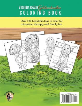 Virginia Beach Goldendoodles Coloring Book